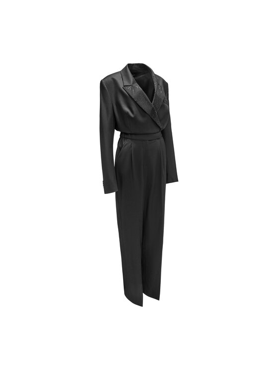 La Mania La Mania Kombinezon REFINED Czarny Classic Fit