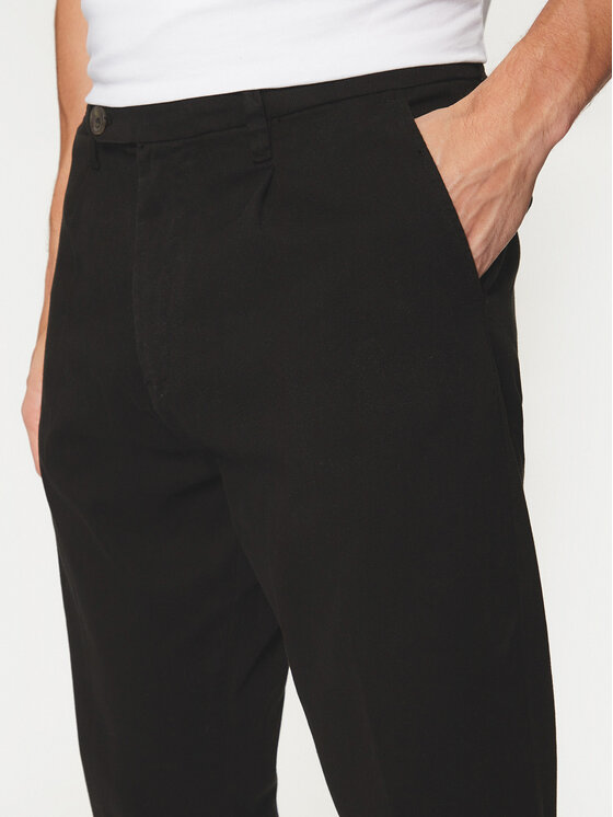 Guess Guess Riidest püksid M4BB27 WGHA1 Must Slim Fit