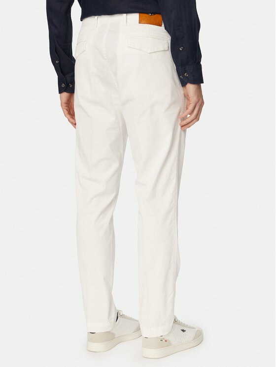 Aeronautica Militare Aeronautica Militare Pantaloni di tessuto 261PA1711UCT04292 Bianco Regular Fit