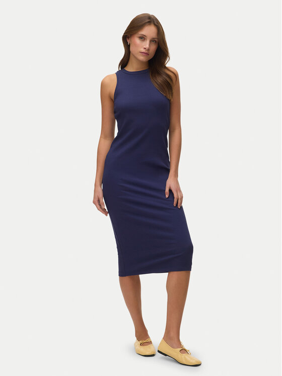 Vero Moda Vero Moda Letní šaty Lavender 10230437 Tmavomodrá Slim Fit