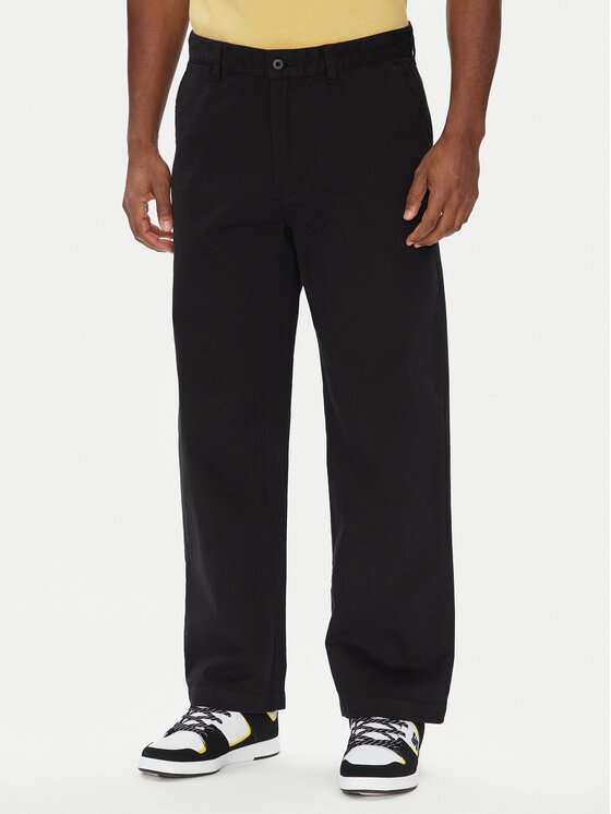 DC Shoes DC Shoes Pantaloni chino Worker Baggy ADYNP03097 Negru Baggy Fit