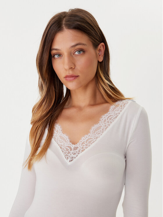 Vero Moda Vero Moda Bluse Skye 10339843 Weiß Slim Fit