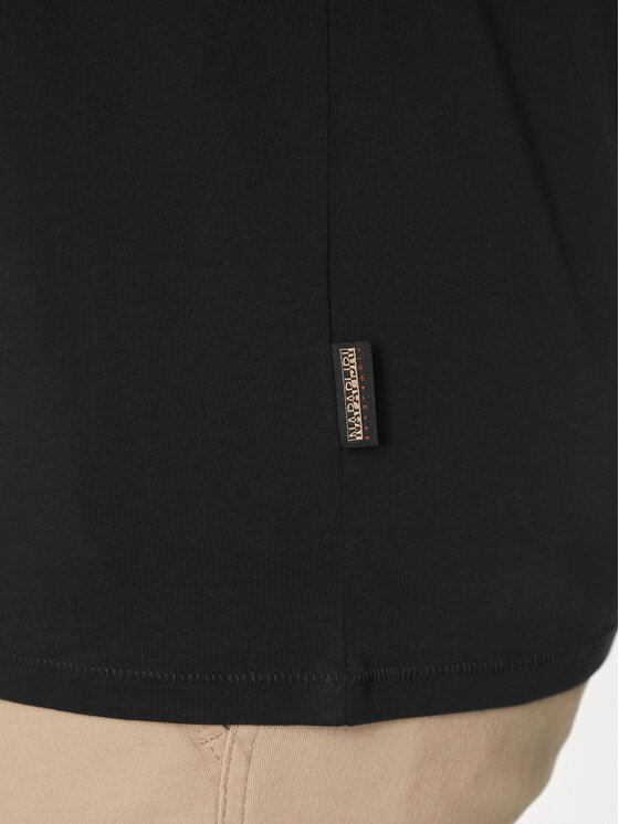 Napapijri Napapijri T-shirt S-Turin NP0A4HQG Nero Regular Fit