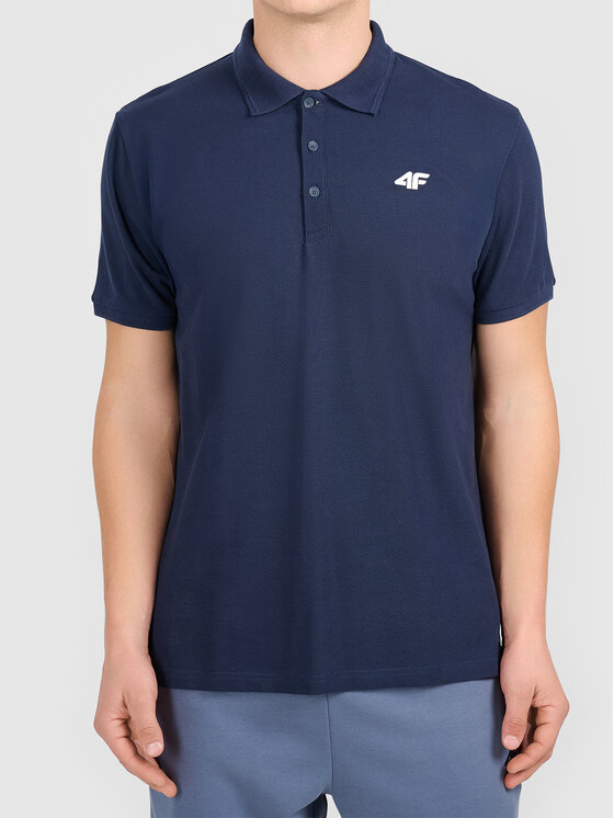 4F 4F T-Shirt TPTSM0771-31 Granatowy Active Fit
