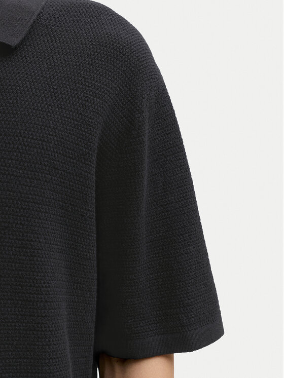 Jack & Jones Jack & Jones Sweater George 12268281 Fekete Relaxed Fit