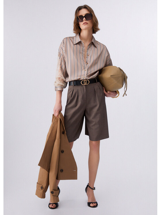 Liu Jo Liu Jo Camicia CA6119TS555P9577 Beige Regular Fit