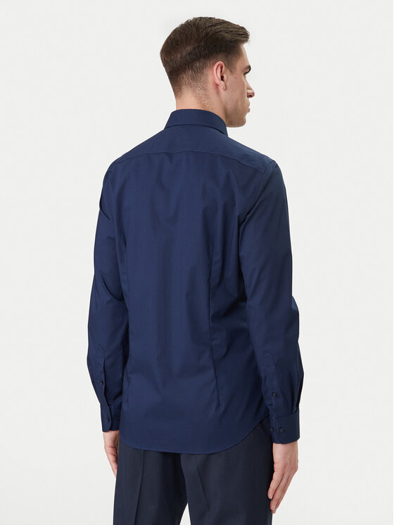 Tommy Hilfiger Tommy Hilfiger Košeľa MW0MW43122 Tmavomodrá Slim Fit