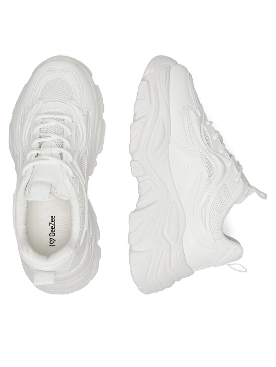 DeeZee DeeZee Sneakersy WSS21557-02 Biały