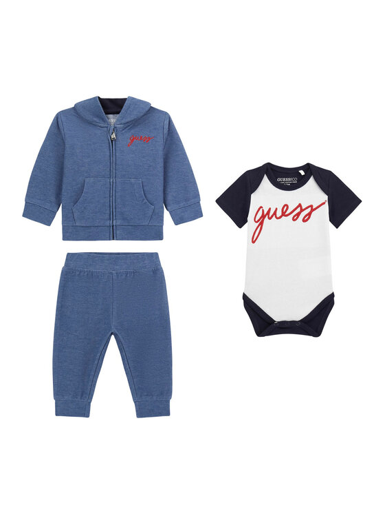 Guess Guess Compleu trening P5YG07 KCZ10 Albastru Regular Fit