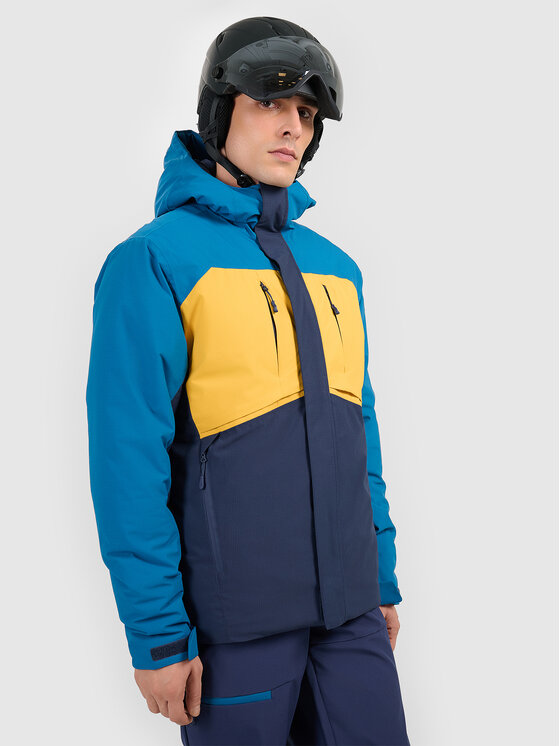 4F 4F Kurtka narciarska SKIWEAR Turkusowy Regular Fit