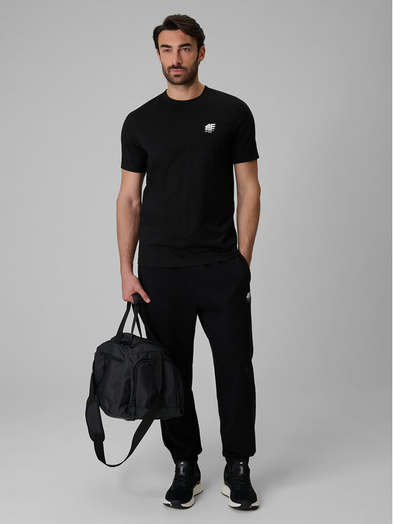 4F 4F T-Shirt COMMERCIAL 4 Czarny Regular Fit