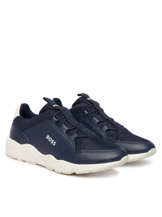 BOSS BOSS Sneakersy J52805 S Granatowy