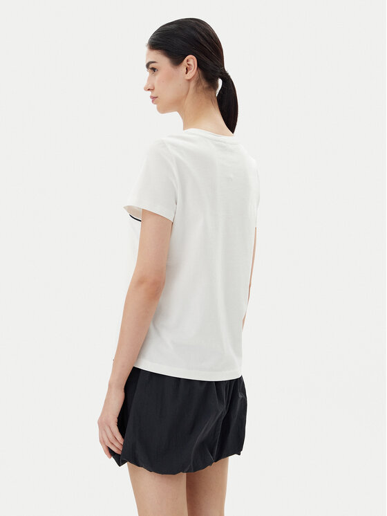 Vero Moda Vero Moda Tričko Kami 10332587 Biela Relaxed Fit