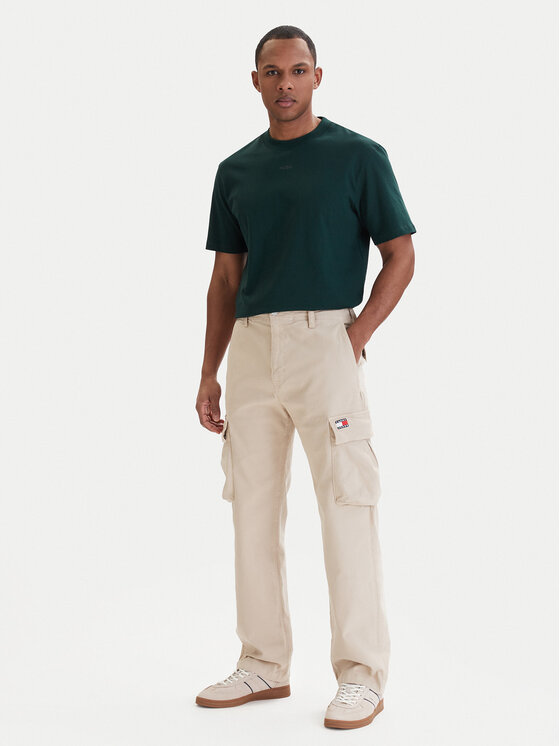 Tommy Jeans Tommy Jeans Pantaloni cargo Otis DM0DM22403 Beige Regular Fit