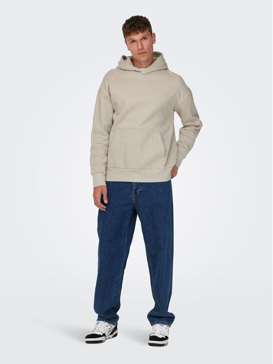 Only & Sons Only & Sons Bluza Dan 22026661 Beżowy Relaxed Fit