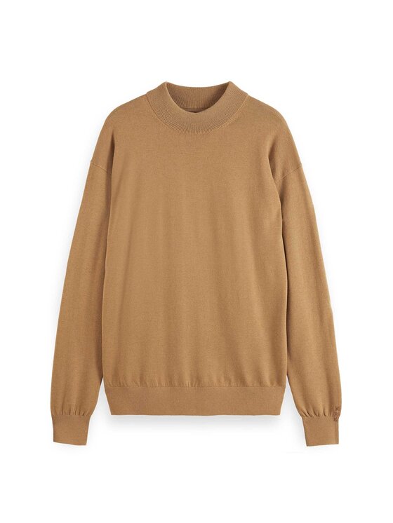 Scotch & Soda Scotch & Soda Sweter 27064 Brązowy Casual Fit