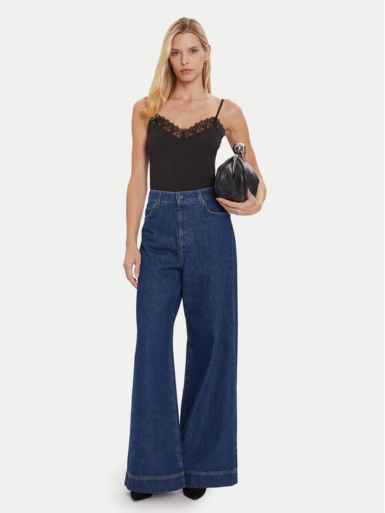 Morgan Morgan Топ 252-BETINO Чорний Regular Fit