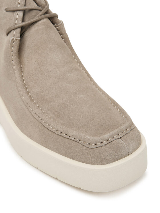 Calvin Klein Calvin Klein Gležnjače Flatf Lace Up Apr Cut Boot HW0HW03273 Bež