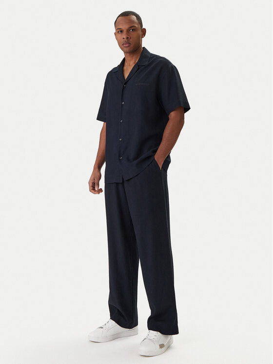 Emporio Armani Emporio Armani Särk EM000593 AF20590 UB102 Tumesinine Regular Fit