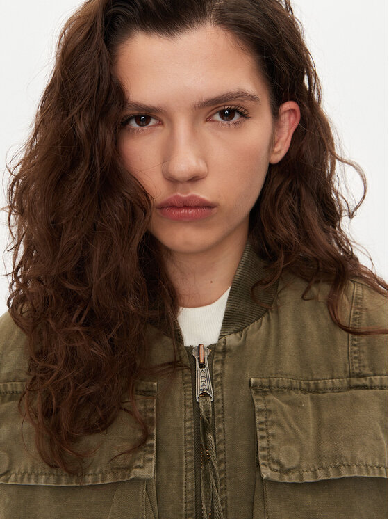 Alpha Industries Alpha Industries Μπόμπερ μπουφάν 148008 Χακί Regular Fit
