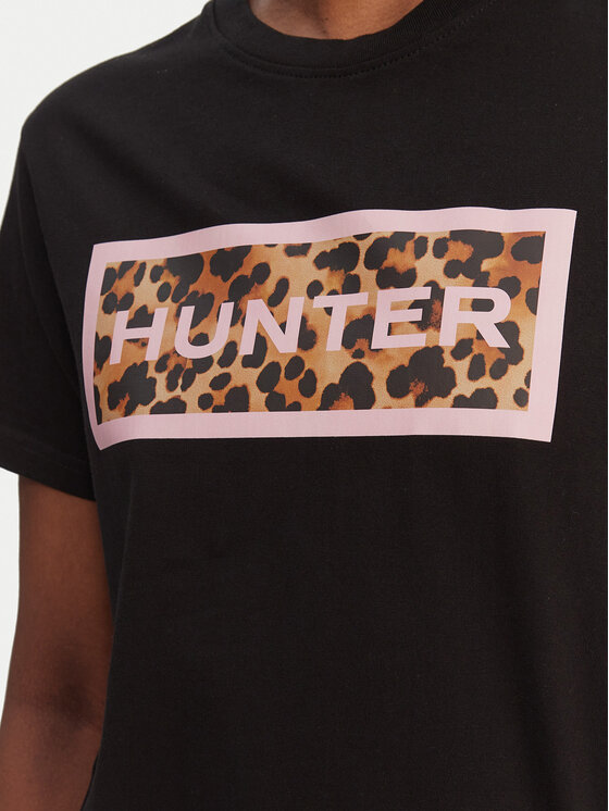 Hunter Hunter T-Shirt Essentials HARW0011261 Černá Regular Fit