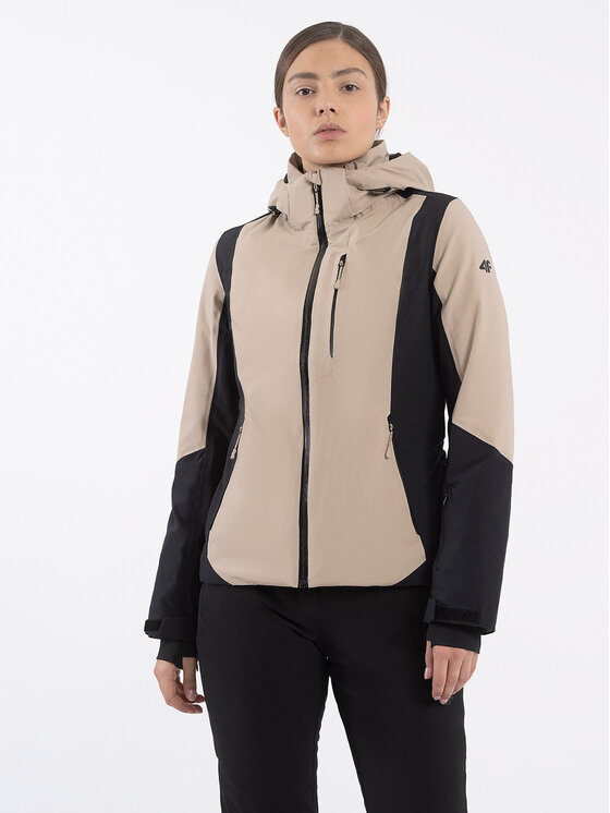 4F 4F Suusajope 4FAW23TTJAF340 Pruun Slim Fit