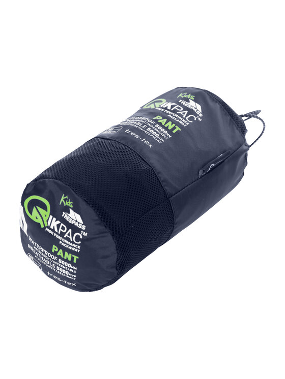 Trespass Trespass Spodnie przeciwdeszczowe Qikpac Granatowy Boot Fit