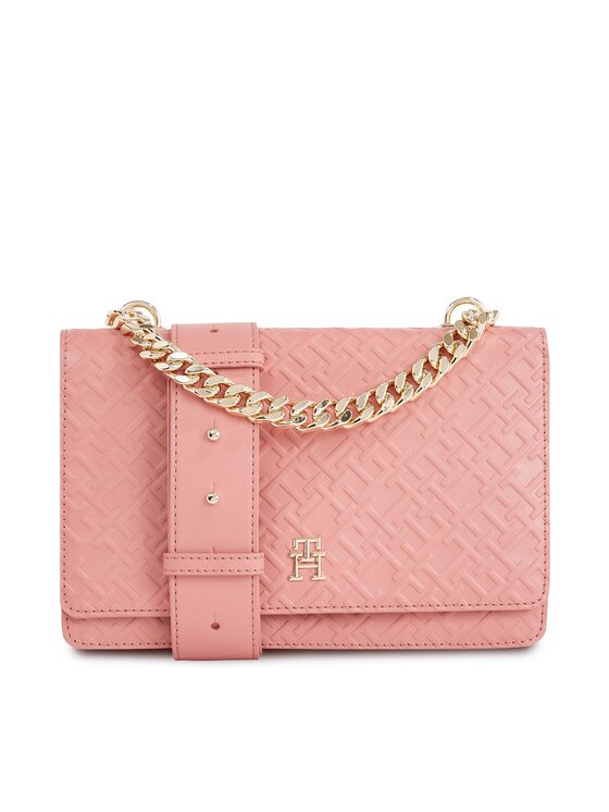 Tommy Hilfiger Handtasche Th Refined Med Crossover Mono AW0AW16108 