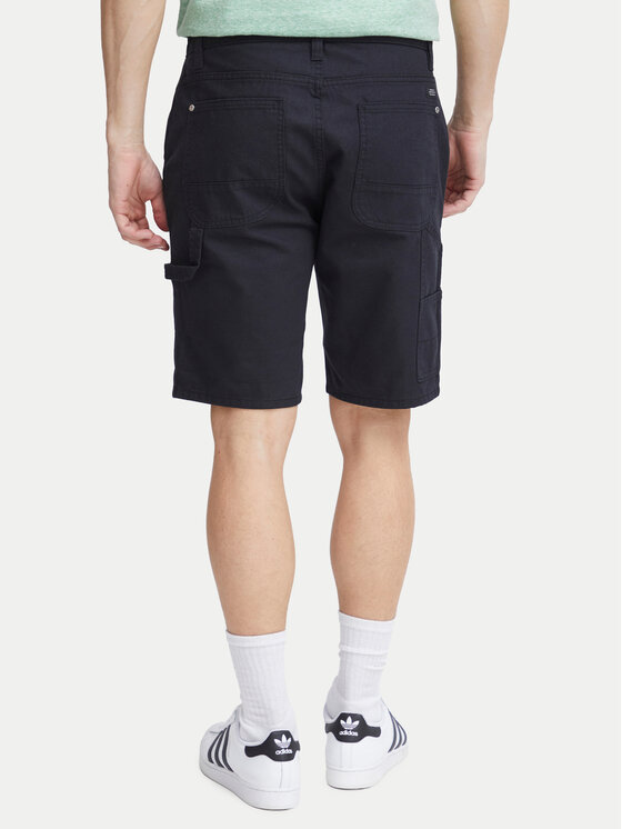 Blend Blend Medžiaginiai šortai 20716711 Juoda Slim Fit