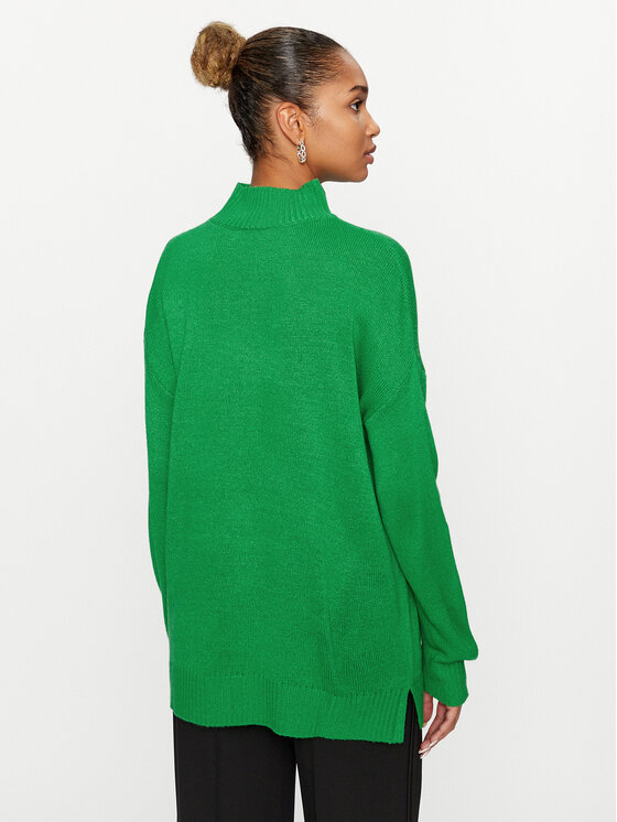 Vila Vila Rollkragenpullover 14088953 Grün Regular Fit