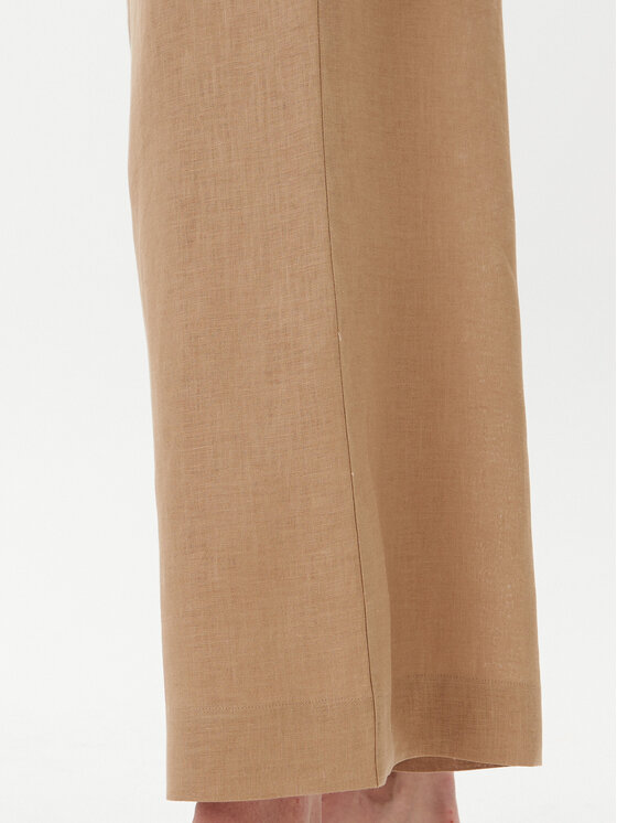 Max Mara Max Mara Spodnie materiałowe Minnie 2516131018 Beżowy Relaxed Fit