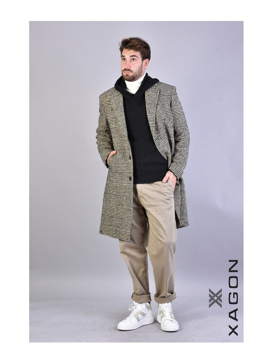 Xagon Xagon Cappotto A23062PCAO36 Beige Regular Fit