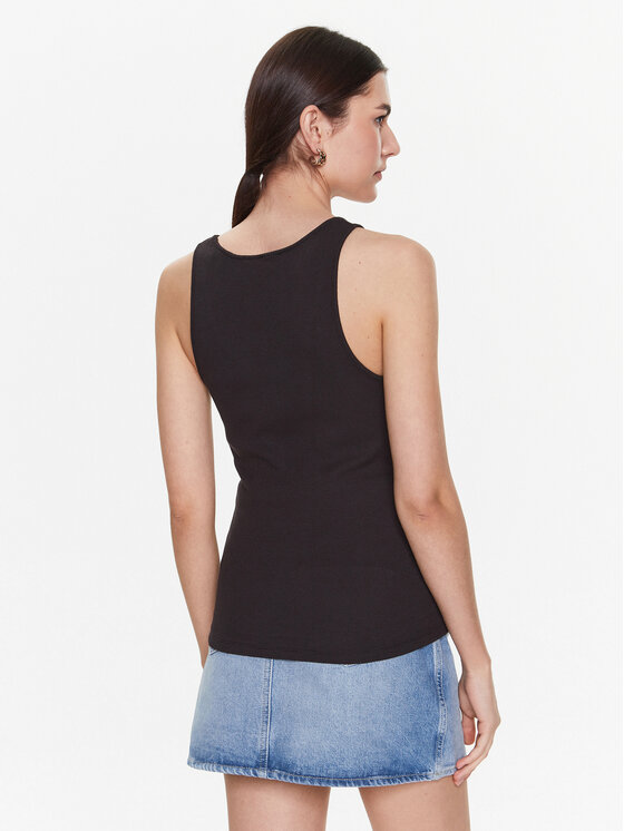 Pepe Jeans Pepe Jeans Top Ozella PL505474 Negru Regular Fit