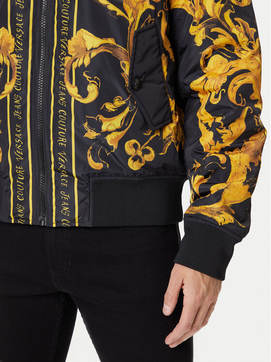 Versace Jeans Couture Versace Jeans Couture Kurtka bomber 79GASD07 CQ20D Czarny Regular Fit