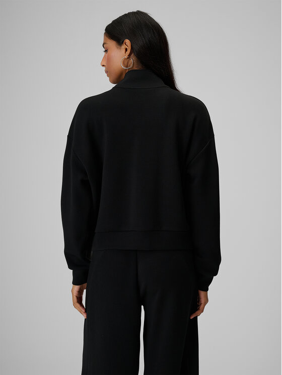 4F 4F Bluza ESSENTIAL Czarny Loose Fit