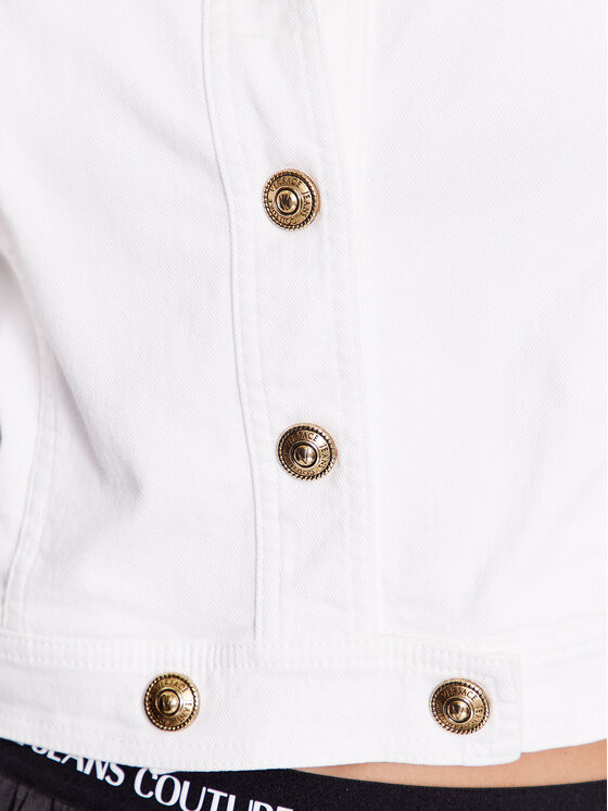 Versace Jeans Couture Versace Jeans Couture Джинсова куртка 74HAS404 Білий Regular Fit