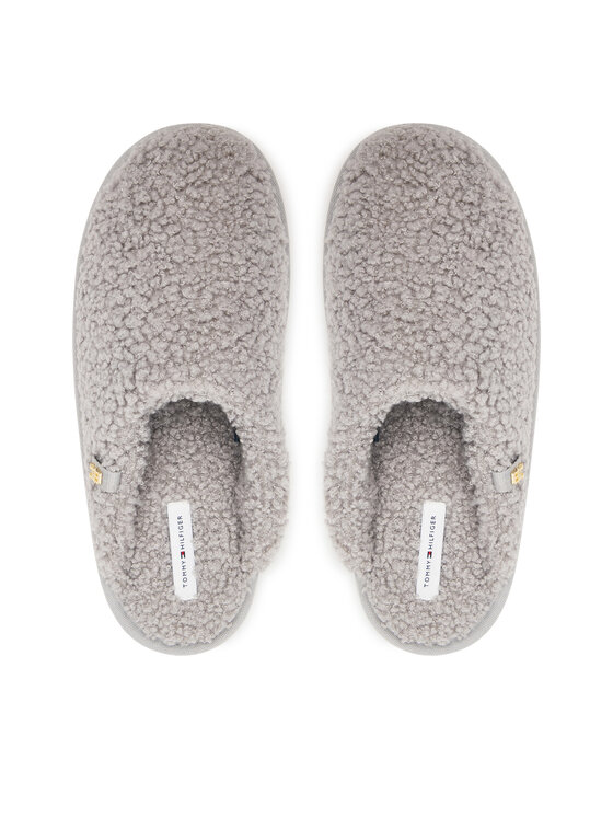 Tommy Hilfiger Tommy Hilfiger Kapcie Th House Shoes FW0FW09618 Szary