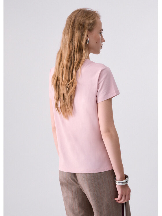 Liu Jo Liu Jo T-Shirt TF6239JS923L9250 Różowy Regular Fit