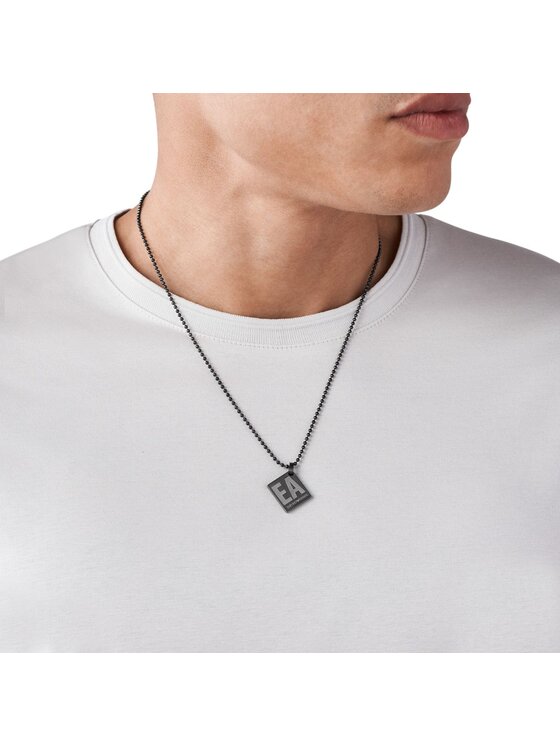 Emporio Armani Emporio Armani Naszyjnik EGS2754060 Czarny