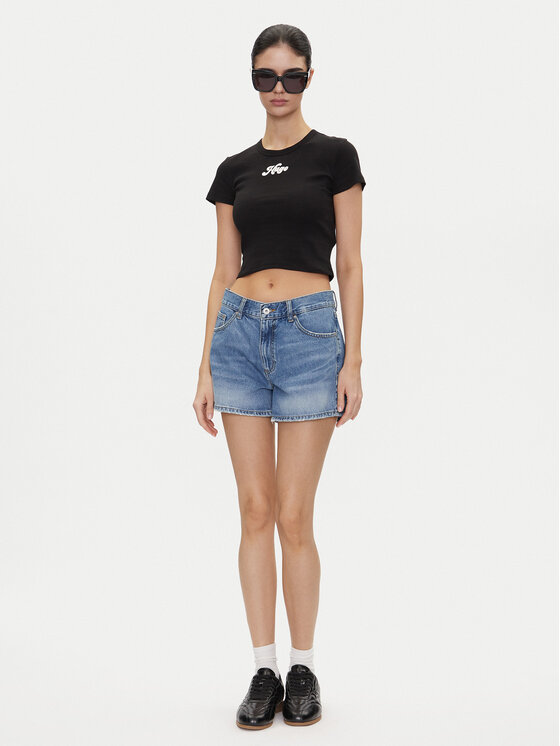 HUGO HUGO Pantaloni scurți de blugi Gimusa_B 50540565 Albastru Relaxed Fit