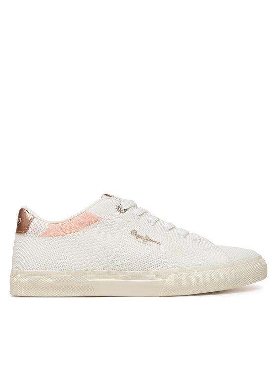 Pepe Jeans Pepe Jeans Sneakersy Kenton Knit PLS31601 Bílá