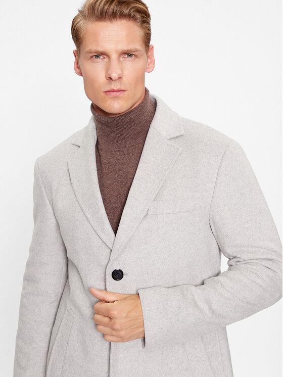 JOOP! JOOP! Volneni plašč 30037691 Siva Regular Fit