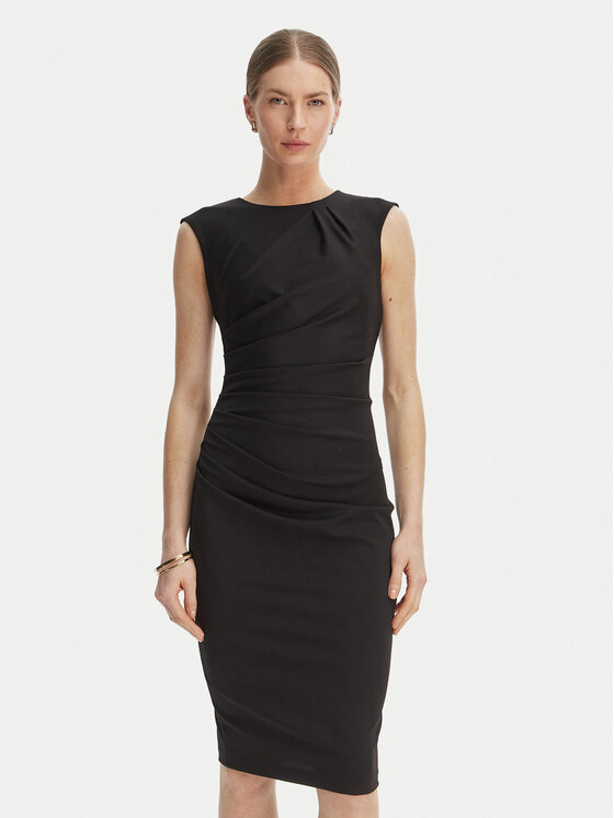 Rinascimento Rinascimento Kokteilikleit CFC0127683003 Must Slim Fit