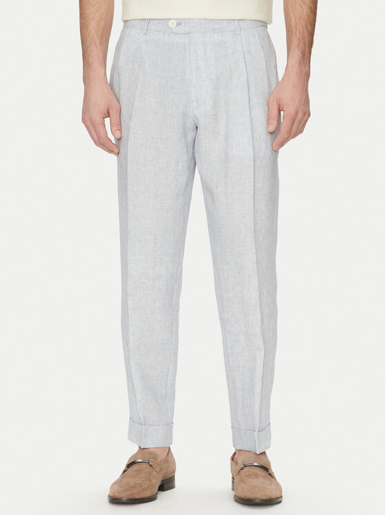JOOP! JOOP! Chino kalhoty 17 JT-70Randar12 30045901 Modrá Regular Fit