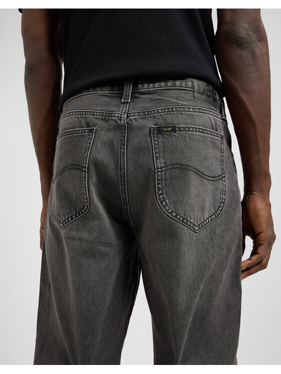 Lee Lee Jeansy 112370686 Szary Relaxed Fit