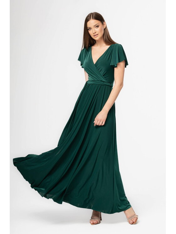 Aurora Aurora Sukienka Abelia Zielony Feminine Fit