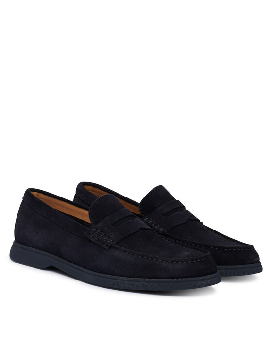 BOSS BOSS Mokasíny Sienne 50568763 Tmavomodrá