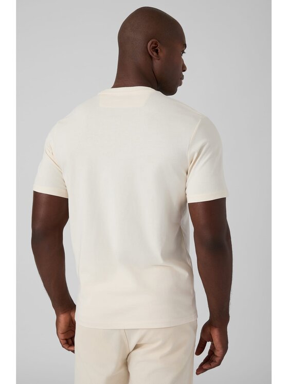 Guess Guess T-Shirt 185318 Beżowy Classic Fit