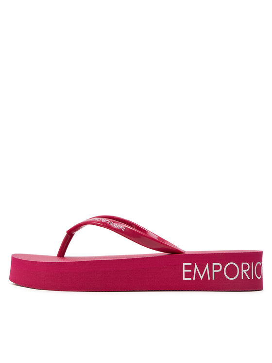 Emporio Armani Emporio Armani Natikači XVQS07 XN118 00238 Roza