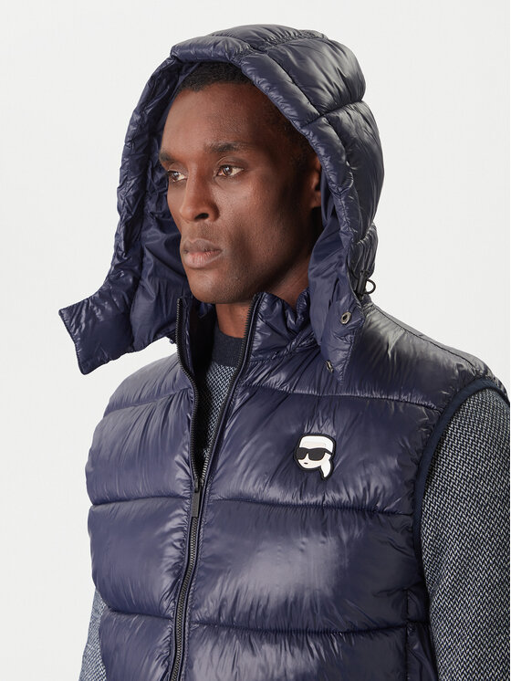 KARL LAGERFELD KARL LAGERFELD Prsluk 505023 554590 Tamnoplava Regular Fit